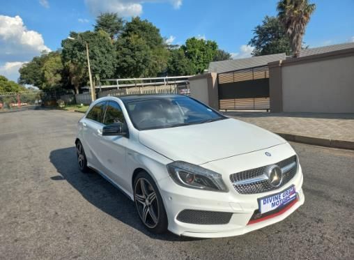 Mercedes-Benz A 250 Sport AMG 7G-DCT, White with 92000km, for sale!