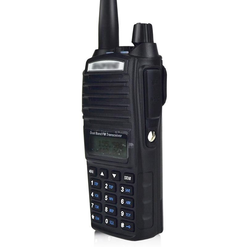 Long Range Vhf Uhf Transceiver  Walkie-Talkie 5W PTT Handheld Radio UV-82