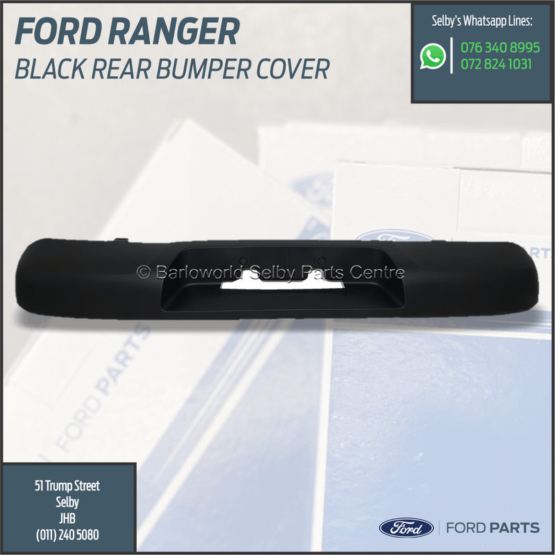New Genuine Ford Ranger Black Rear Bumper Cover