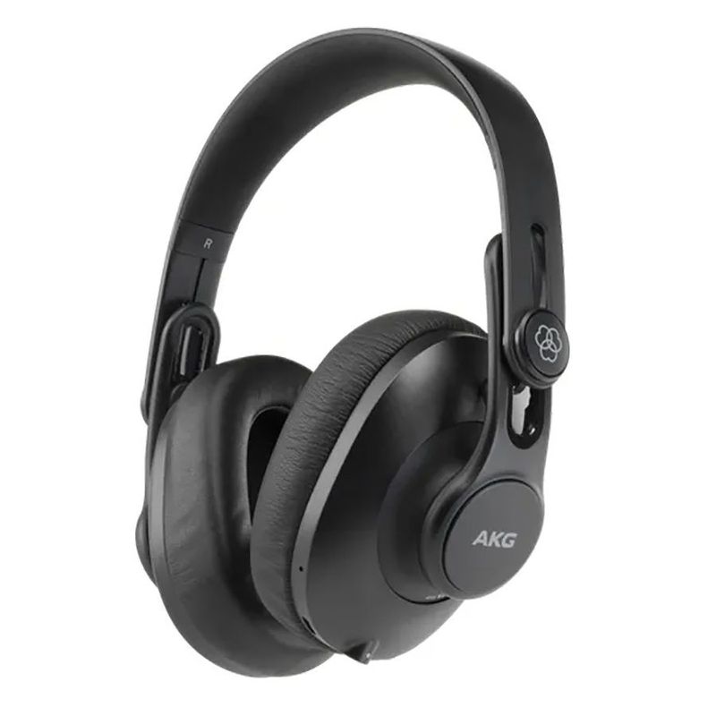 AKG Pro Audio K361BT Bluetooth Over-Ear, Closed-Back, Foldable Studio Headphones ,BLACK
