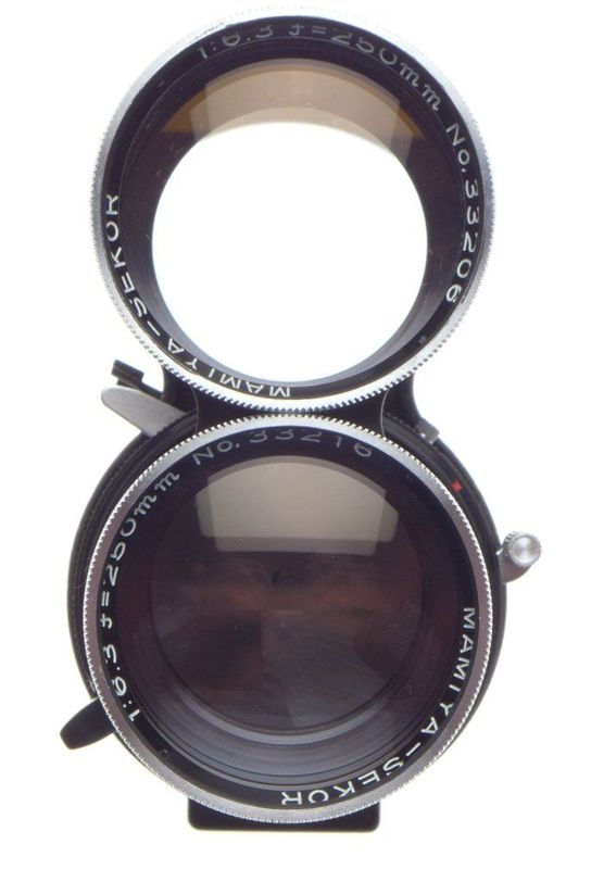 MAMIYA Sekor TLR rare wide-angle S M lens hood shade folding type clean