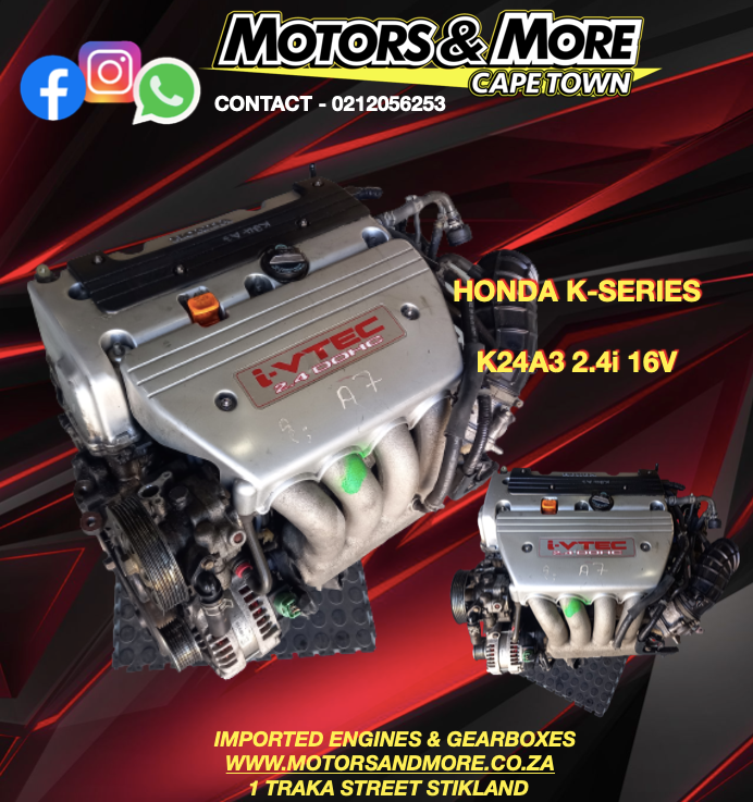 Honda Accord K24A3 2.4 16V Engine for Sale