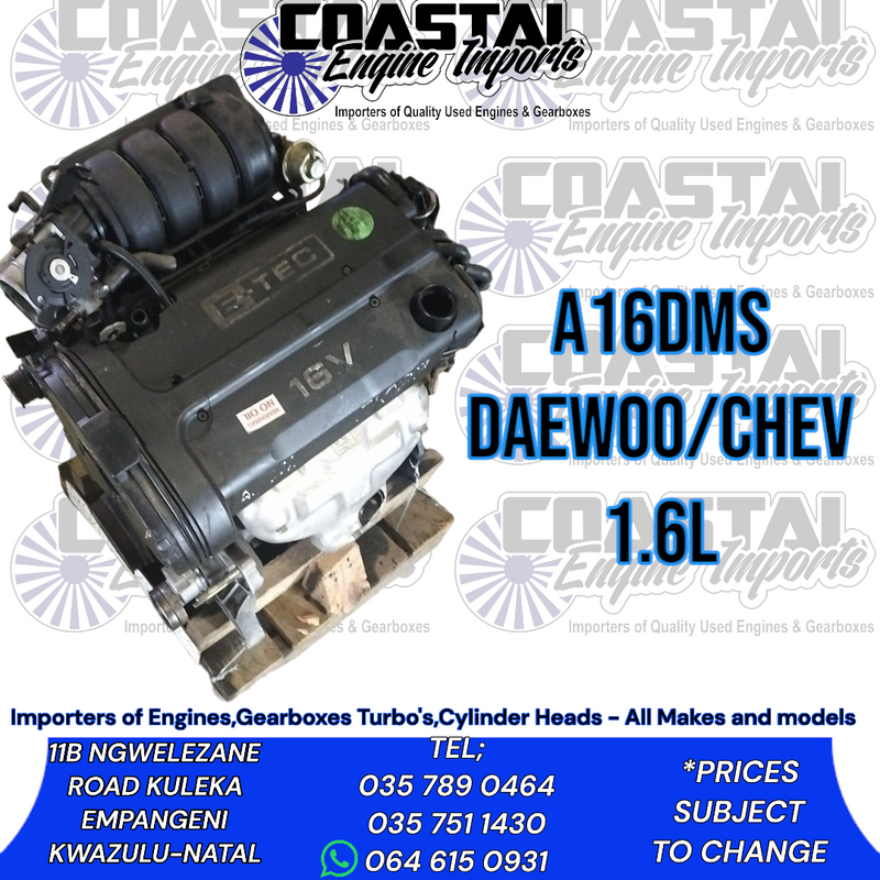 A16DMS DAEWOO/CHEV 1.6L