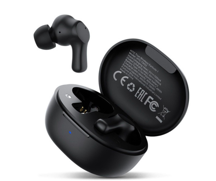 HTC True Wireless Earbuds 2 Bluetooth 5.1 with USB-C Charging Case TWS - Black WORKING COMPLETELY