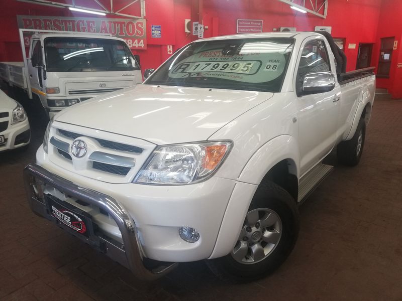 White Toyota Hilux 2.7 VVT-i R/Body Raider with 299059km available now! CALL MARLIN NOW&#64;07315083