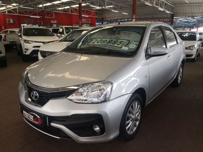 Silver Toyota Etios 1.5 Xs Sedan with 42835km available now!