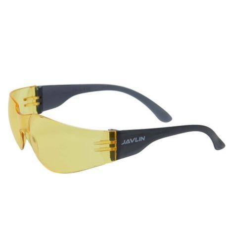 Javlin - Sporty Scratch Resistant Spectacles Amber Lens