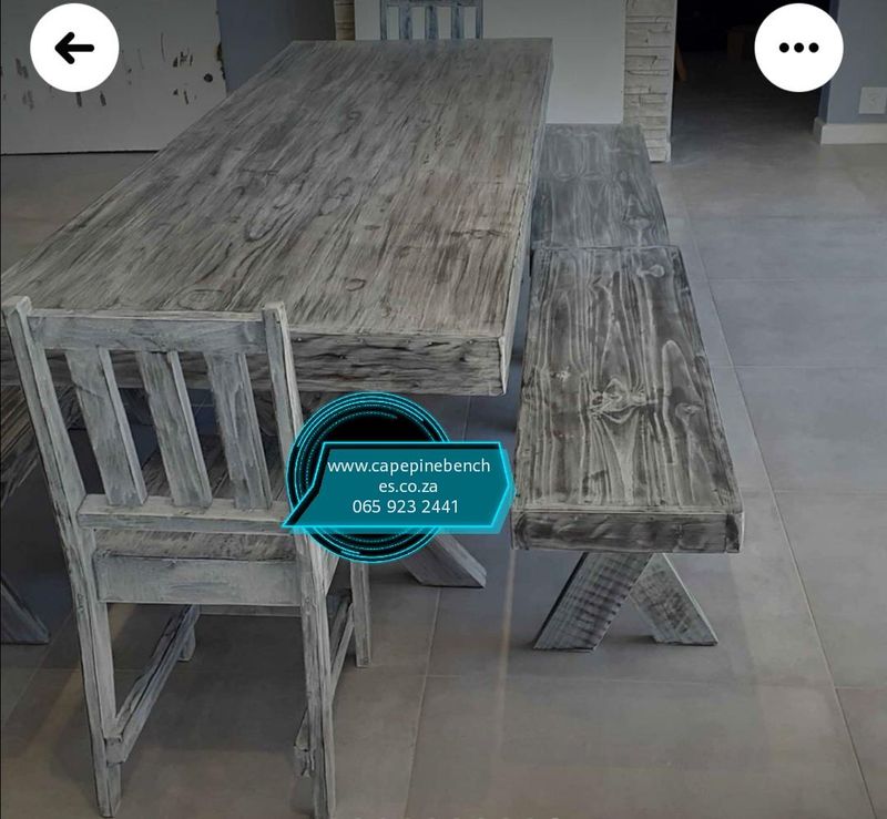 SOLID QUALITY TABLES AND BENCHES