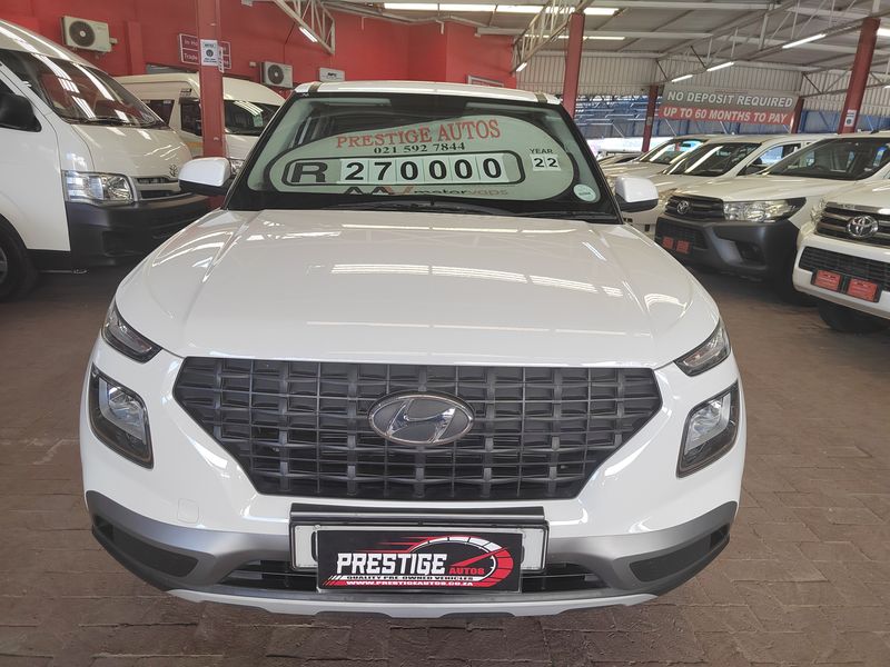 2022 Hyundai Venue MY19 1.2 Motion with 11408kms at PRESTIGE AUTOS 021 592 7844