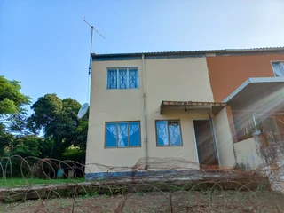 Corner property with extra space.