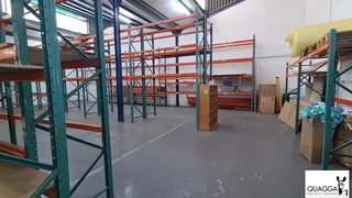 Warehouse with good height,high roller shutter entrance situated 24-hour security park in Diep River
