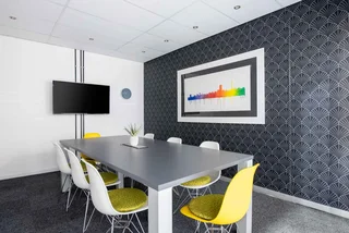 Open plan office space for 10 persons in Regus Braamfontein.