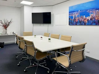 Open plan office space for 10 persons in Regus Sandton Nelson Mandela Square.
