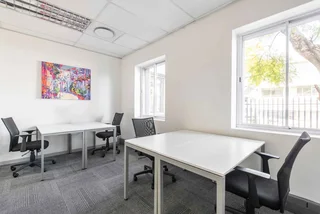 All-inclusive access to professional office space for 4 persons in Regus Illovo, Fricker Road.