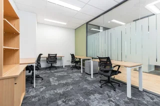 Move into ready-to-use open plan office space for 15 persons in Regus Rivonia Village
