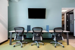 Book a reserved coworking spot or hot desk in Regus East London