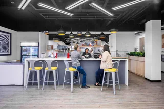 Book open plan office space for businesses of all sizes in Spaces Menlyn Maine.