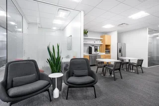 Find open plan office space in Spaces Blue Hills for 15 persons with everything taken car