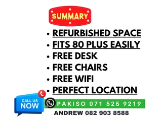 MODERN CHURCH SPACE TO LET MARSHALLTOWN **FREE DESK, CHAIRS  **PERFECT LOCATION