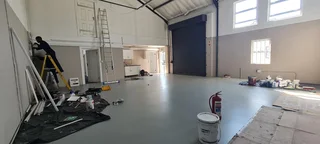 Factory- secure park- power- height- neat offices- exclusive use balcony