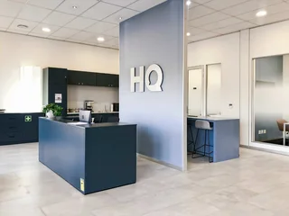 Find office space in HQ The Village Mall for 5 persons with everything taken care of.