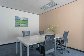 All-inclusive access to professional office space for 4 persons in Regus Woodmead Country Club Es...