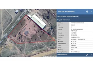40977m2 Vacant land Camperdown near inland port siding