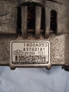 Alternator 120 amp .Original parts out of 2008 Lancer.