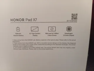 Honor Pad X7 tablet.