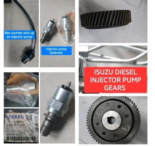 Isuzu spares - See pix - injector pump, Injectors,  injector pump gear, etc.