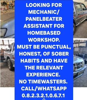 Assistant Mechanic East London