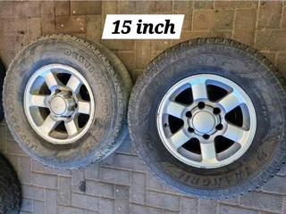 Bakkie mags - 15 inch - 6 hole