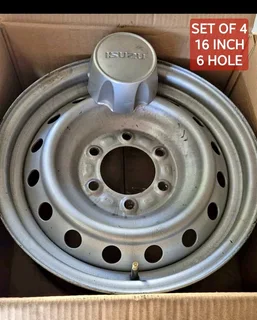 Isuzu bakkie rims - 6 hole - 16 inch