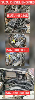 Isuzu KB 300tdi 4JH1 Engine, gearbox, diff, propshaft, etc.
