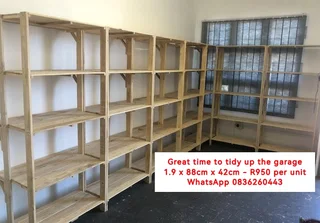 Modular Pine  Shelving