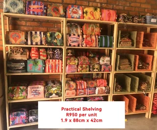 Modular Pine  Shelving