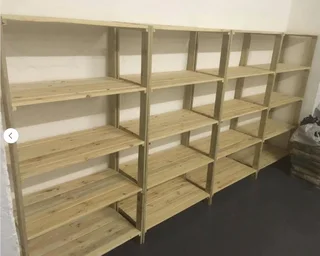 Modular Pine  Shelving