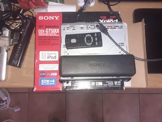 Please Read Retail Box Sony Xplode GT50 Head Unit with Ipod Ctrl and USB with Faulty Clip-Off Face