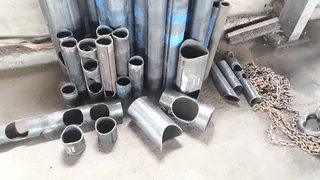 CNC Plasma Pipe Cutter for conveyor rollers and fire hydrants etc.