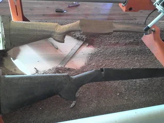 Rifle Stock Gunstock violin guitar propeller pattern carver Falcon Duplicator Clone tool