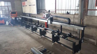 Plasma CNC  Pipe cutter from Balustrade to 280mm OD x 6 meter with 45amp Plasma.