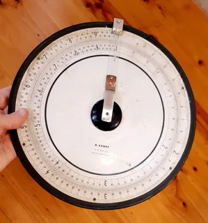 Antique Circular Slide Rule