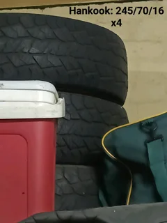 Tyres Hankook 245/70/16 in good condition