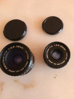 Pentax Auto 110  lenses x 2 - Excellent condition!