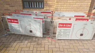 Vintage Hunter A Line Light Wheel Alignment Equipment