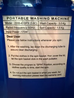 Camping Portable Washing Machine