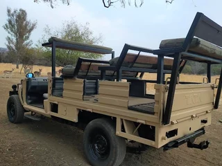 game viewer/hunting bakkie