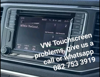 VW touchscreen repairs Amarok, Caddy