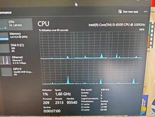 Intel i5 8500 6 Core CPU