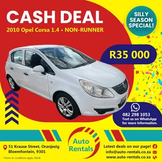 2010 Opel Corsa 1.4 NON-RUNNER
